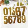 0-9 Autocollants Chiffres 22 x 29cm