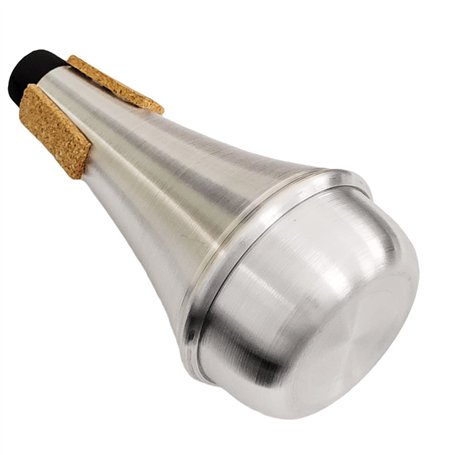 Ensemble de trompette droite en aluminium avec silencieux