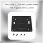 HumanCentric Kit de montage VESA compatible avec Intel NUC | Support adaptateur VESA pour fixer un mini ordinateur NUC à l'arriè