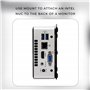 HumanCentric Kit de montage VESA compatible avec Intel NUC | Support adaptateur VESA pour fixer un mini ordinateur NUC à l'arriè