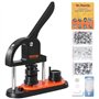 VEVOR Machine à Badges de 25 mm Presse à Badges avec 500 Kits de Consommables Livre Magique et Coupe-Cercle Machine à Fabriquer 