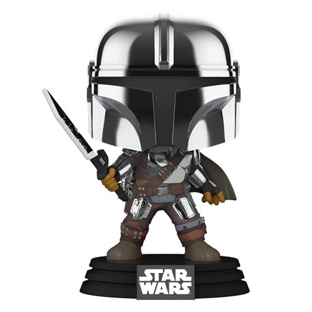 Funko Pop Star Wars The Mandalorian with Darksaber