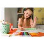 BIC Kids Kid Couleur Feutres de Coloriage à Pointe Moyenne - Couleurs Assorties, Etui Carton de 36