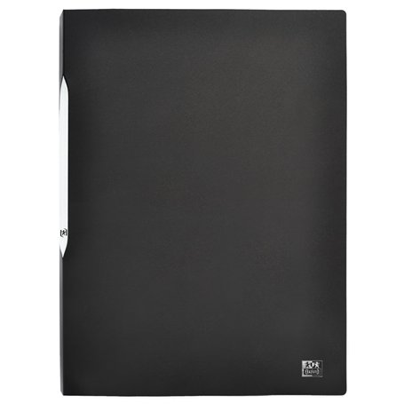 OXFORD Protège-Documents Stand'Up A4 200 vues / 100 Pochettes Couverture Polypro Opaque Noir