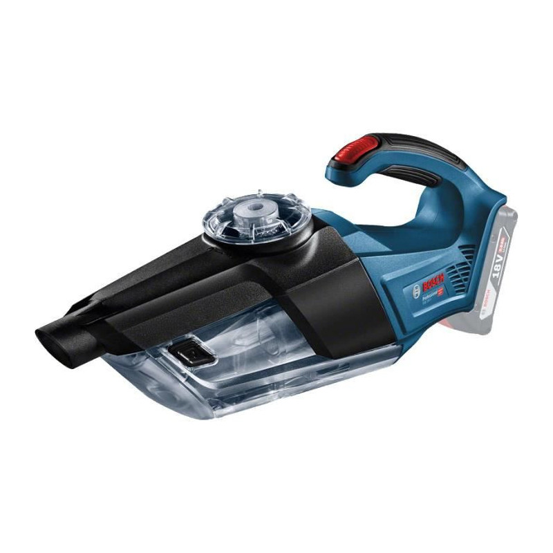 Bosch GAS 18V-1 Professional aspirateur de table Noir, Bleu, Rouge, Translucide Sans sac