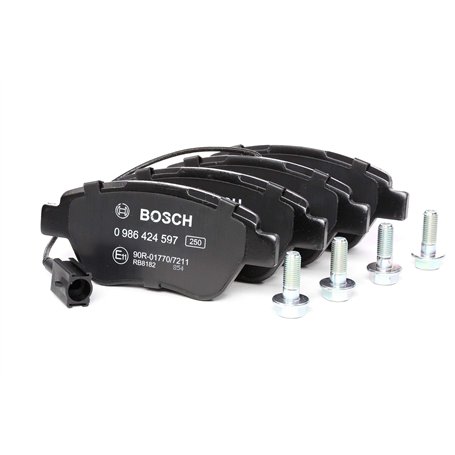 Bosch BP339 - Plaquettes de Frein Avant pour Voiture - Qualité Bosch - Réduction du Bruit et de la Poussière - Certifié ECE-R90