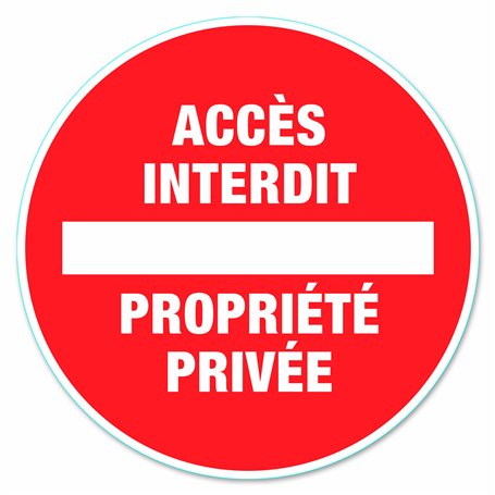 Chapuis DS11 Disque pvc adhésif D170 mm Propriété privée