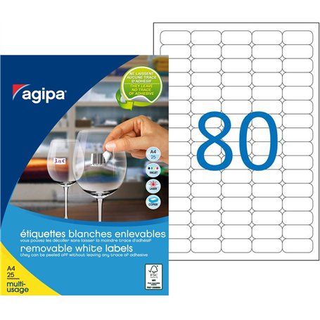 Agipa 119646 2000 Etiquettes Multi Usage