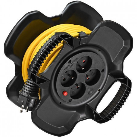 Brennenstuhl Enrouleur de câble X-GUM avec 4 prises 20m H05VV-F 3G1.5 89,99 €