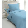 Parure de couette 2 pieces - HOME LINGE PASSION - HP72068 - Microfibre 82 g - 140 x 200 cm - Bleu ciel