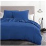 Parure de couette 3 pieces - HOME LINGE PASSION - HP72073 - Microfibre 82 g - 220 x 240 cm - Bleu