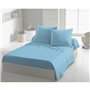 Drap plat - HOME LINGE PASSION - HP72101 - Microfibre 82 g - 240 x 300 cm - Bleu ciel