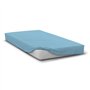 Drap housse - HOME LINGE PASSION - HP72121 - Microfibre 82 g - 180 x 200 cm - Bonnet 30 cm - Bleu ciel