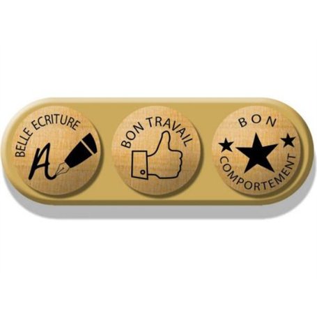 Créa Lign' - Cl90 - Tampon À Imprimer - Notation Encouragement