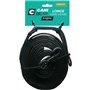 Longe pour chien - CANI GEAR - 5 m - Néoprene souple avec poignée - Noir