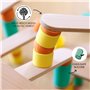 OPPI - STIX - Jeu éducatif en Bois et Silicone - Jeu d'éveil - Motricité - Jeu de Construction - 2-12 Ans - avec livret d'instru