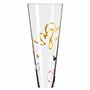 Ritzenhoff 6031004 Flûte à champagne 200 ml - Série Goldnacht Duett 2023-2x pièce de designer avec de l'or véritable - Made in G