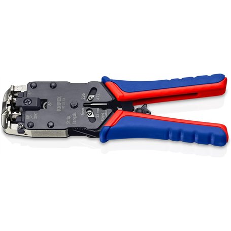 Knipex Pince à sertir pour fiches Western brunie