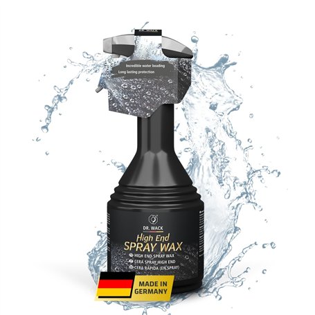 DR WACK A1 HIGH END Spray Wax 500 ml - Cire en spray pour voiture avec effet déperlant - Protège et lustre - Vitrificateur de pe