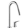 Hansgrohe 34822000 7846296 Citterio M Mitigeur d'évier à levier simple avec Robinetterie à 2 trous Chromé