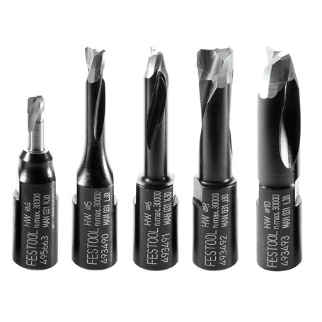 Festool Kit de fraises D 4/5/6/8/10