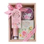 Accentra - Coffret de bain coffret cadeau femme I RÊVE DE FLEURS dans un joli coffret cadeau - Coffret de soins 3 pièces avec cr