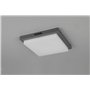Trio Leuchten Bermejo 630369242 Numéro de maison à LED, en aluminium moulé sous pression, anthracite, plastique blanc, avec LED