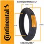 CONTINENTAL 120/70 ZR17 58W CONTISPORTATTACK 2 TL -70/70/R17 58W - A/A/70dB - Moto Pneu