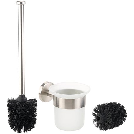 BadeStern Brosse WC et Support en Acier Inoxydable pour Montage Mural WG-70