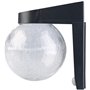 Luminea Lampe Murale Solaire à LED en Verre craquelé avec détecteur de mouv...
