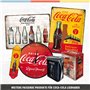 Nostalgic-Art Coca-Cola Bottle Timeline 10277 Plaque métallique décorative 10 x 14 cm