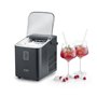 CASO Design IceChef Machine à glaçons compacte pour la maison et la cuisine, réservoir d'eau de 1 L, glace en seulement 6 minute