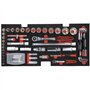 Coffre a outils ULTIMATE équipé - 3 tiroirs et plateau - 114 pcs - KS Tools 922.0100-Caisse a outils