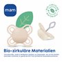 MAM Perfect Start - Lot de 4 tétines pour bébé de 0 à 2 mois - En silicone SkinSoft - 94% d'acceptation - Prévient les mauvais a