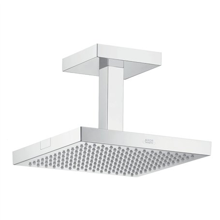 Hansgrohe 10929000 douche de tête 24 x 24 DN 15 avec raccord plafond chromé