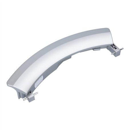DL-pro Poignée de porte pour Siemens iQ700 iQ500 VarioPerfect S16 S14 00751789 751789 - Poignée de porte argentée avec axes pour
