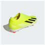 adidas Mixte X Crazyfast League Laceless Firm Ground Boots Chaussures de Football, Solar Yellow/Core Black/Cloud White, 49 EU