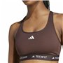 Soutien-gorge de Sport Adidas Techfit Medium Marron