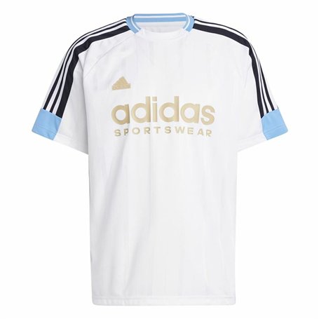 T-shirt à manches courtes homme Adidas Tiro Nations Blanc