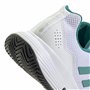 adidas Homme Gamecourt 2.0 Tennis Shoes Chaussures, FTWR White/Pure Teal/Core Black, 43 1/3 EU