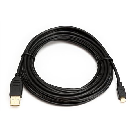 SvediTec Câble USB pour appareil photo numérique Canon EOS 90D - Câble de données - Plaqué or - Longueur : 5 m