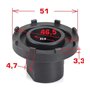 Fantic26 Outil de verrouillage pour vélo électrique - 51 mm - Convient pour Ebike Bosch Active/Performance à partir de 2014