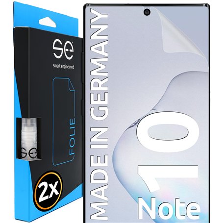 2x se® Film de Protection 3D Antireflet pour Samsung Galaxy Note 10