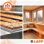 Lapp 0046001 Ölflex Heat 180 Câble en silicone 2 x 0,75 mm² - Câble pour sauna - Câble de 10 m - Câble en silicone SiHF 2 x 0,75