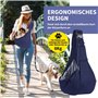 Sac de transport pour petit chien - Sac de transport jusqu'à 8 kg - Sac à bandoulière pour la promenade - Bleu marine