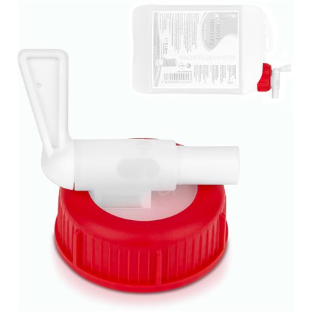 LABROTEC® Robinet d'écoulement de 2 à 10 litres pour bidon en plastique DIN45