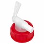 LABROTEC® Robinet d'écoulement de 2 à 10 litres pour bidon en plastique DIN45, robinet doseur également adapté aux aliments – Ro