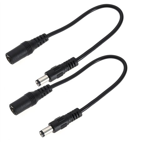 2pcs Câble de Conversion Puissance de Polarité Inversée Câble de Polarité Inversée Convertisseur de Polarité Inversée Accessoire