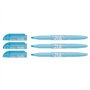 PILOT Lot de 3 Surligneurs FriXion Light Soft effaçable bleu pastel
