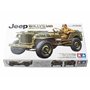 Tamiya - 35219 - Maquette - Jeep Willys 1 / 4 Ton - Echelle 1:35, brun, noir